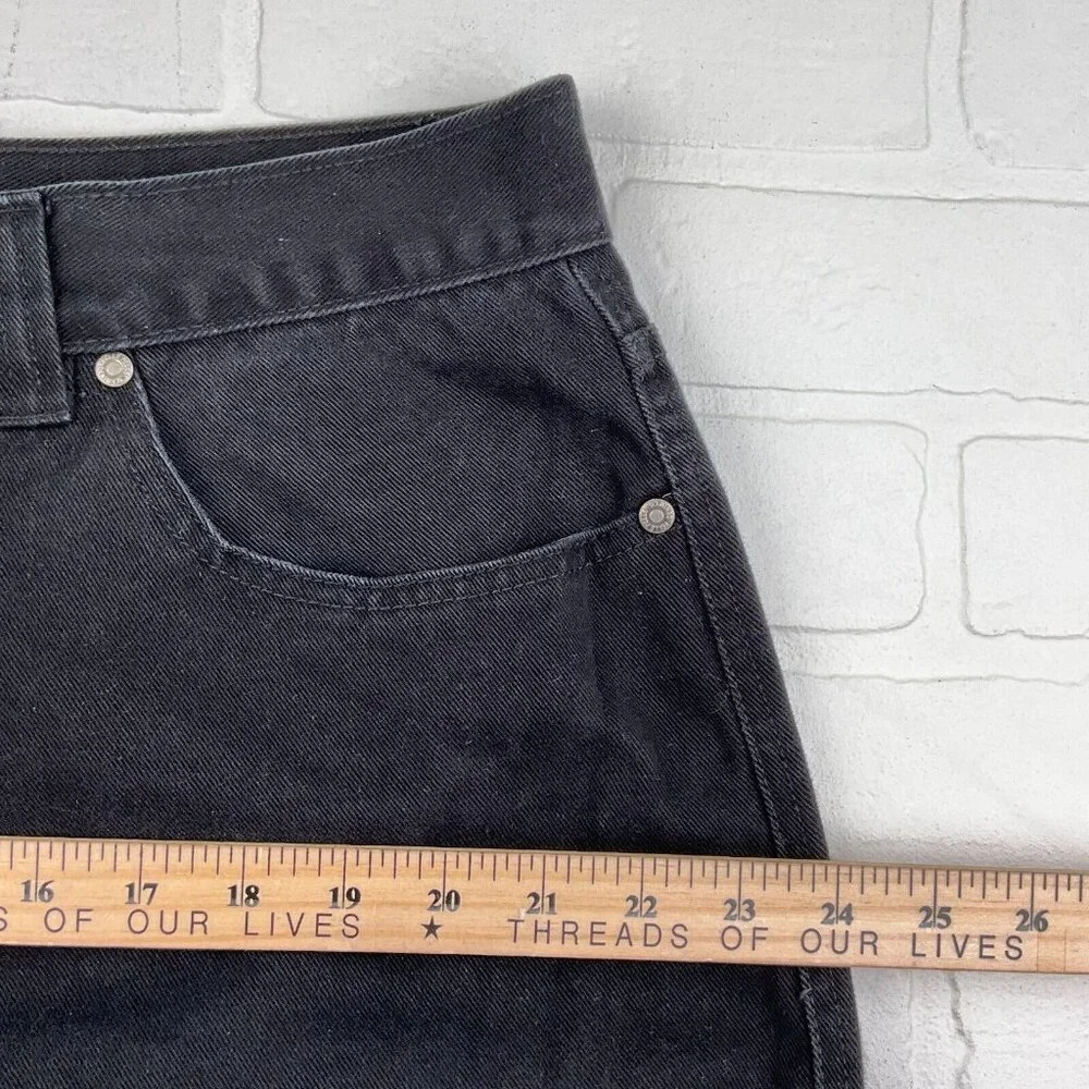 Pelle Pelle Jeans Men 40Wx34L ACT 37Wx31L Black‎ Straight Leg Cotton Retro VTG
